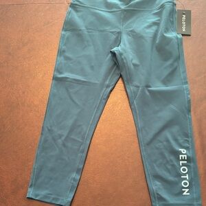 Peloton Teal Workout Leggings